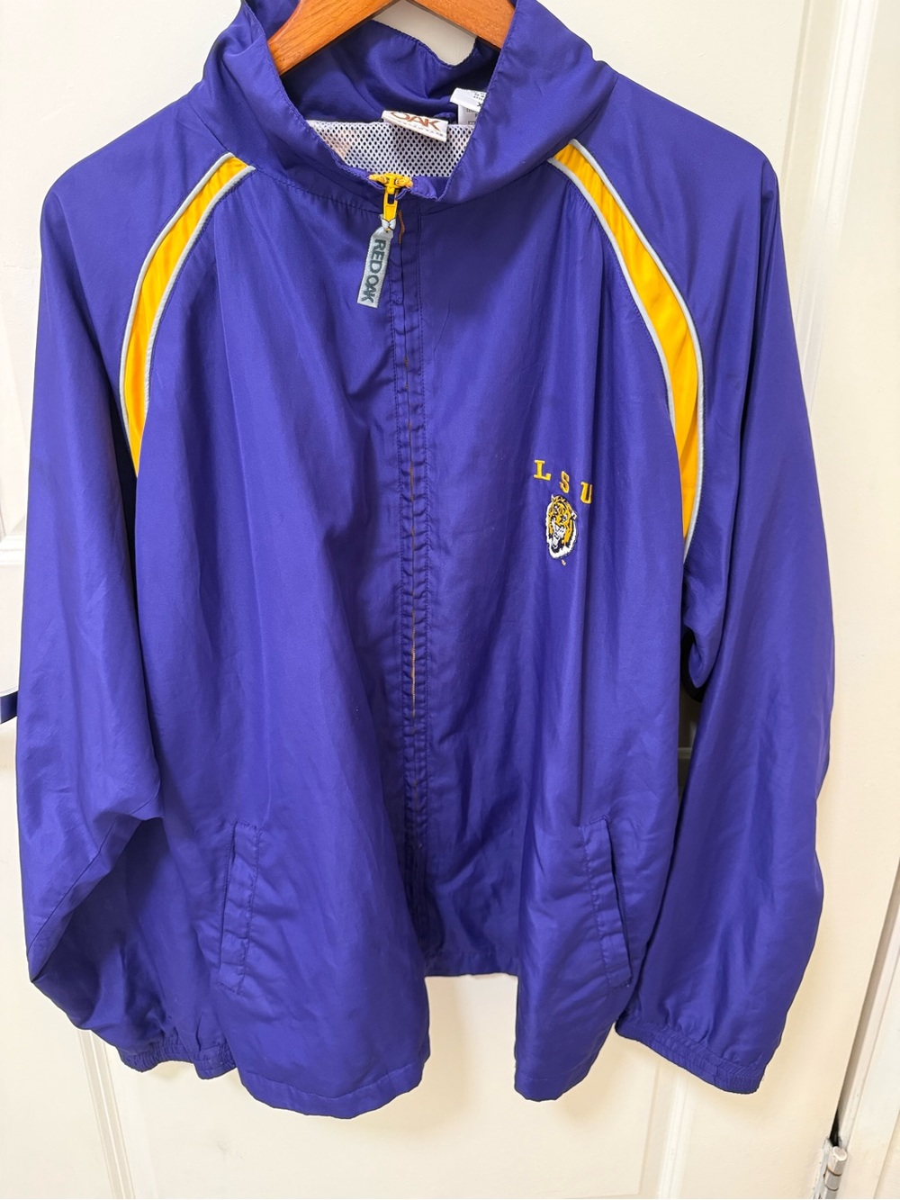 LSU Purple & Gold Athletic Windbreaker Jacket